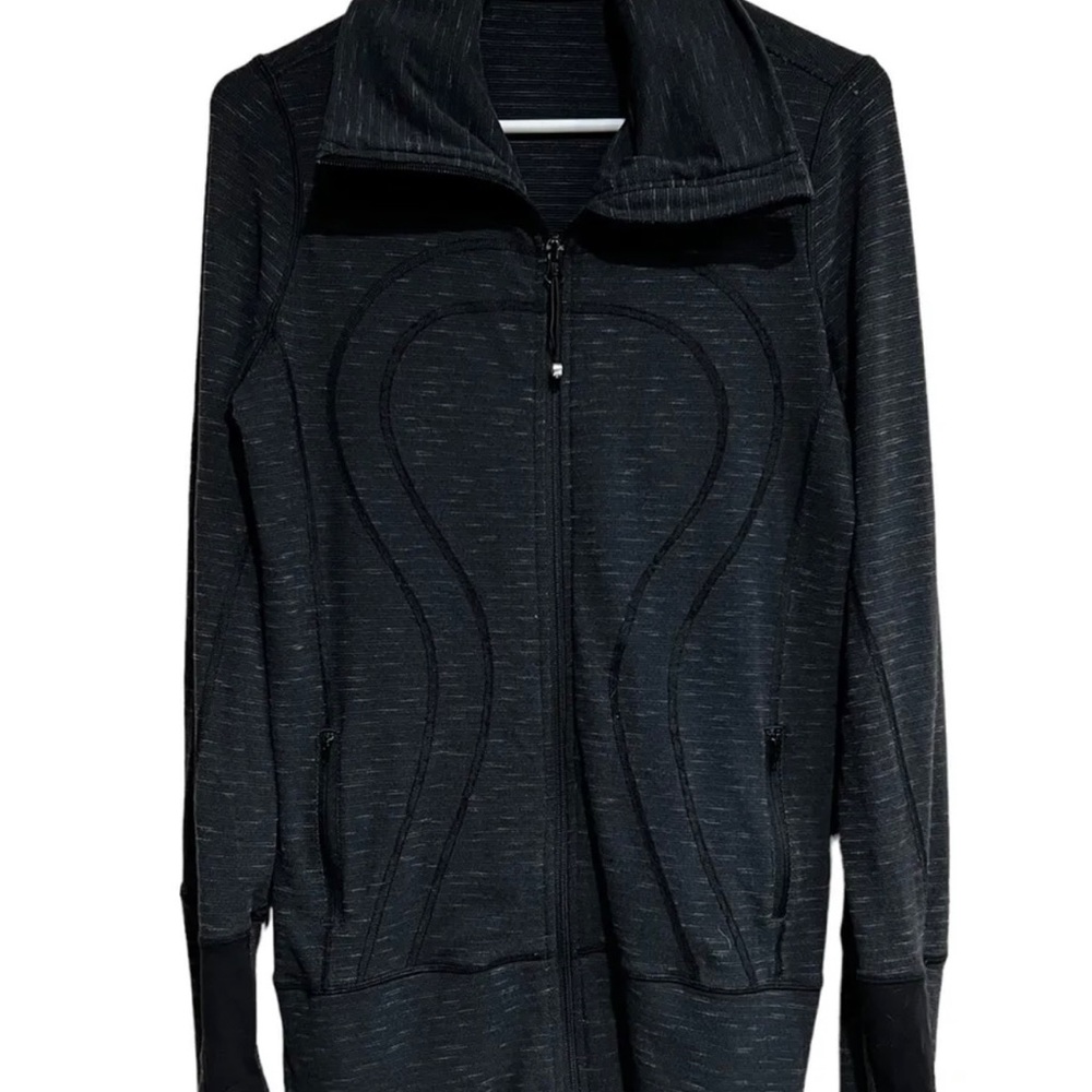 Lululemon Womens Define Jacket Full-zip Gray/ Black Trim Size 6 *READ*.
